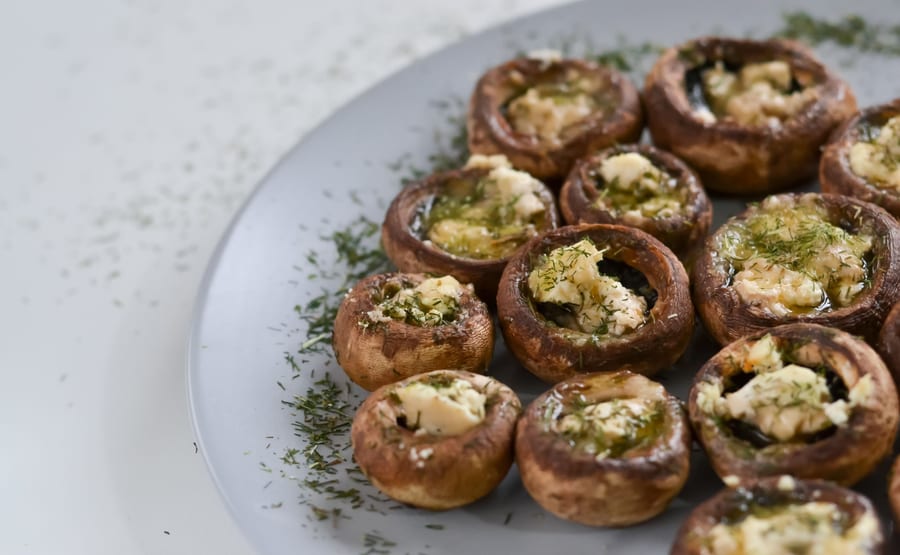 Stuffed Moti Mushroom Tikka