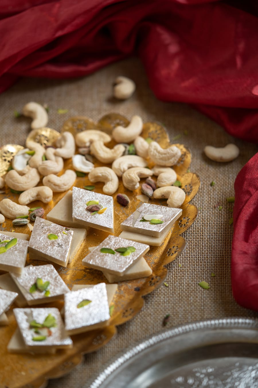 Strawberry Kaju Katli