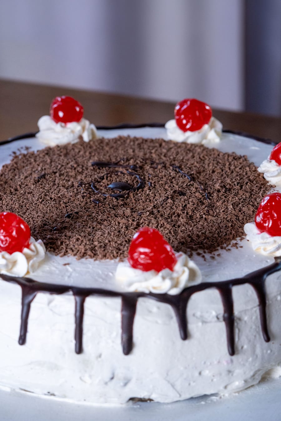 WHITE FOREST  cake