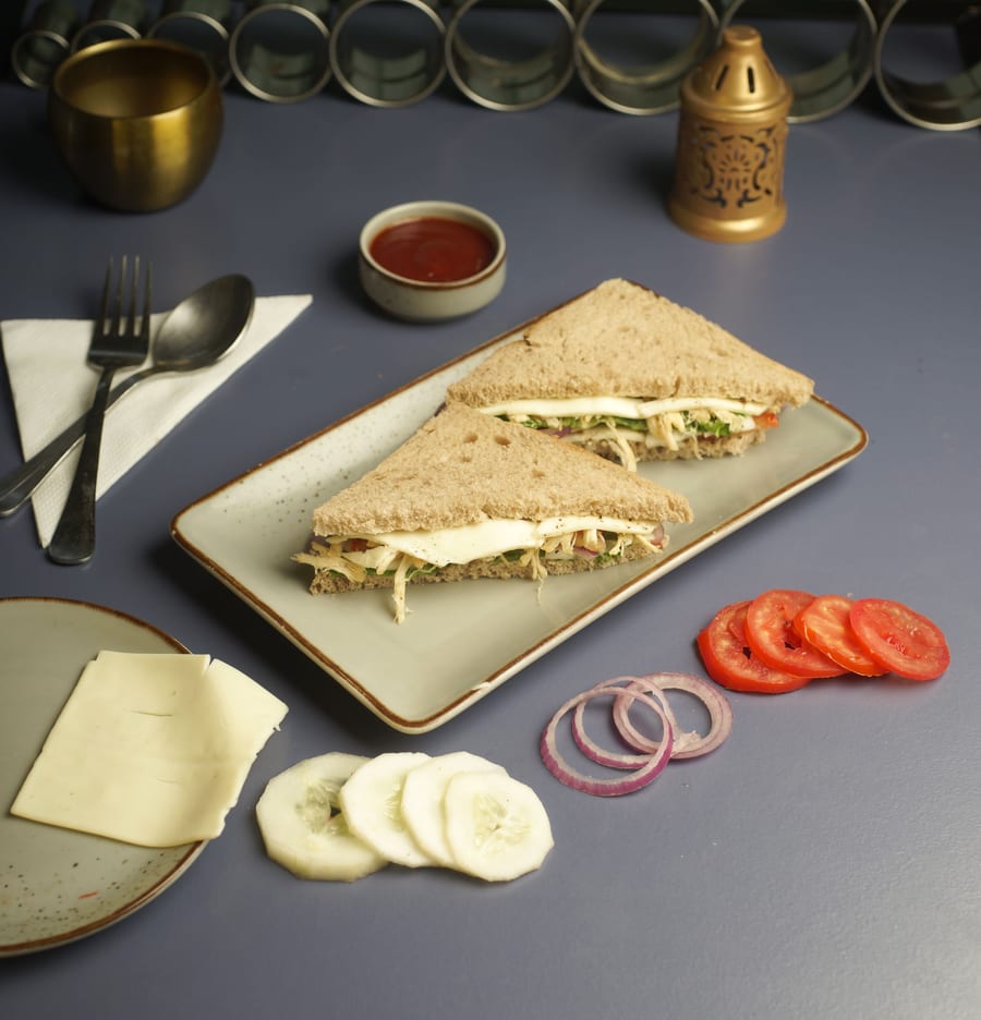 Vegetable Cheese Sandwich