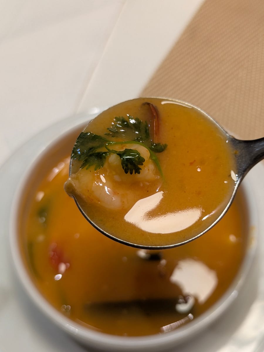 Lemon coriander soup
