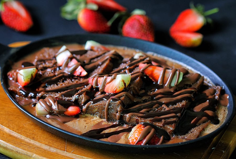 Sizzling Brownie with Nutella