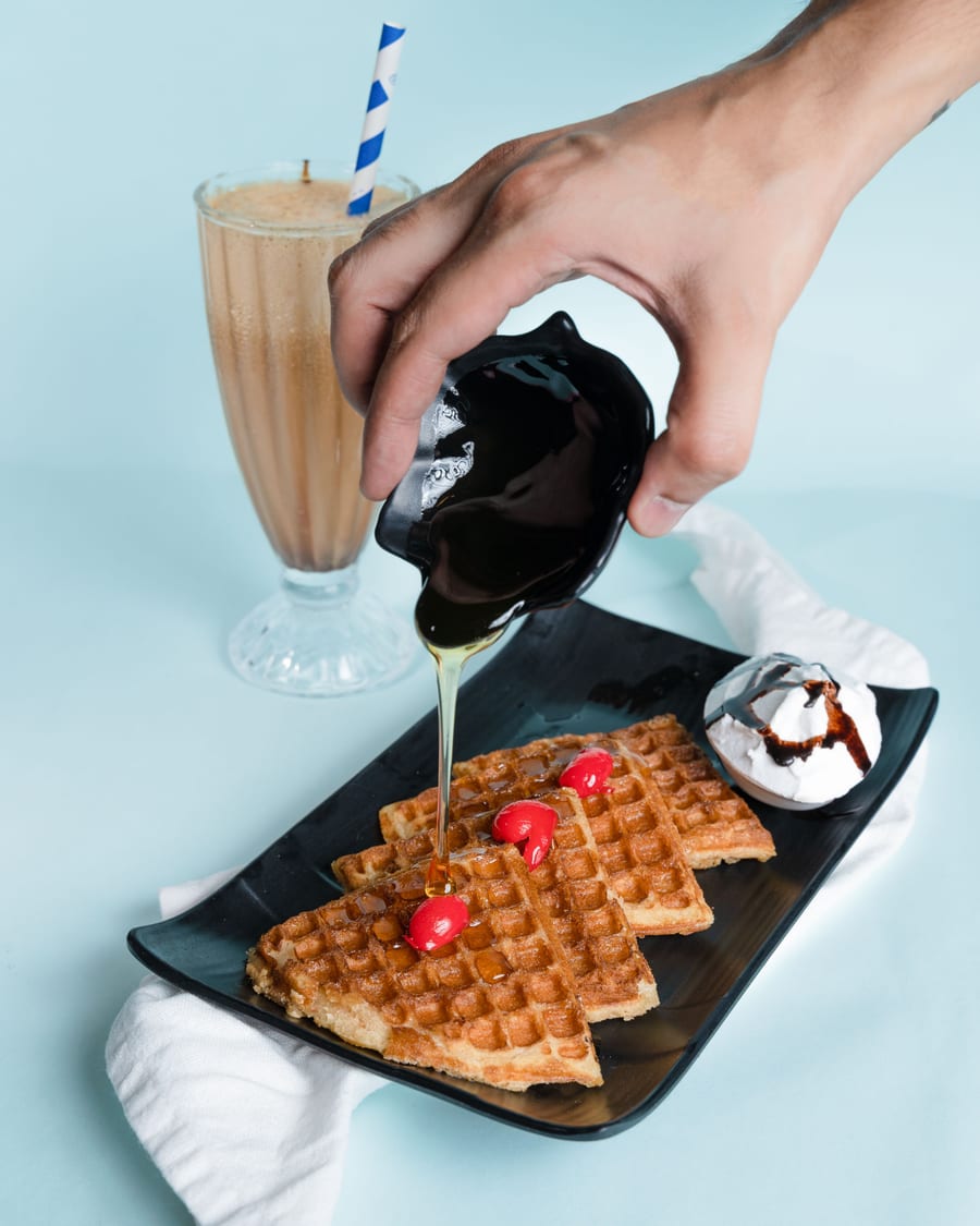 Red Cherry Waffle