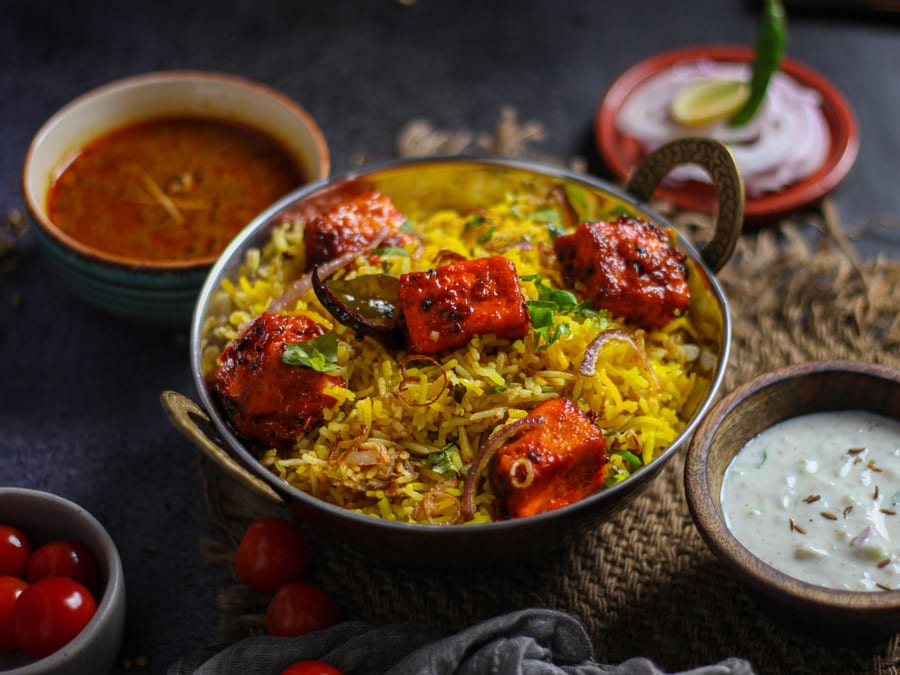 Paneer Tikka Rice
