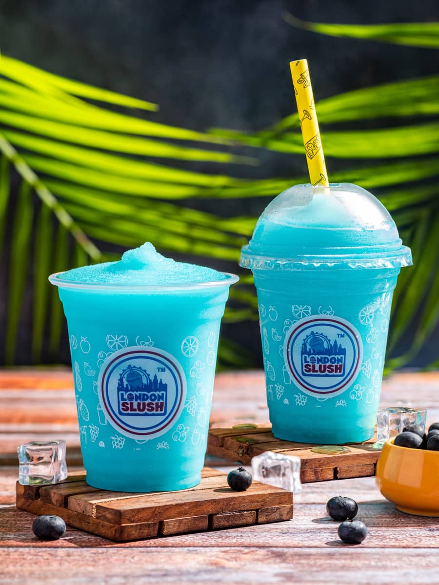 Blueberry ice crusher