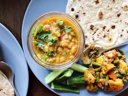 दाल + सब्ज़ी + 6 रोटी + सलाद