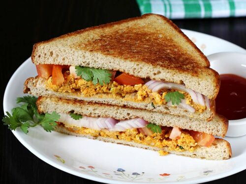Veg Paneer Masala Sandwich