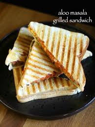 Cheese Aloo Tikki Sandwich