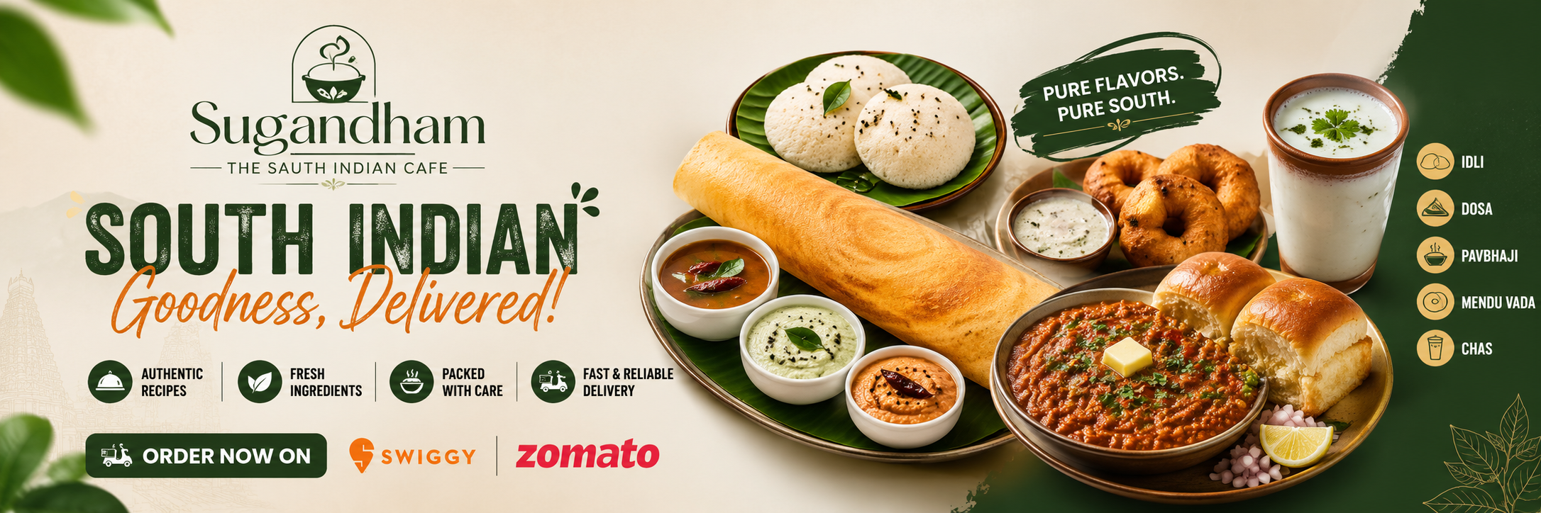 Sugandham The south indian cafe