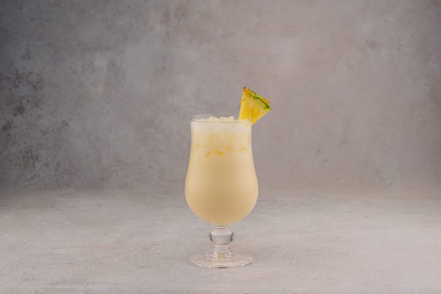 Pineapple lassi with ice cream