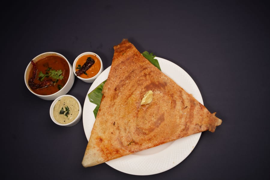 Butter paneer masala dosa