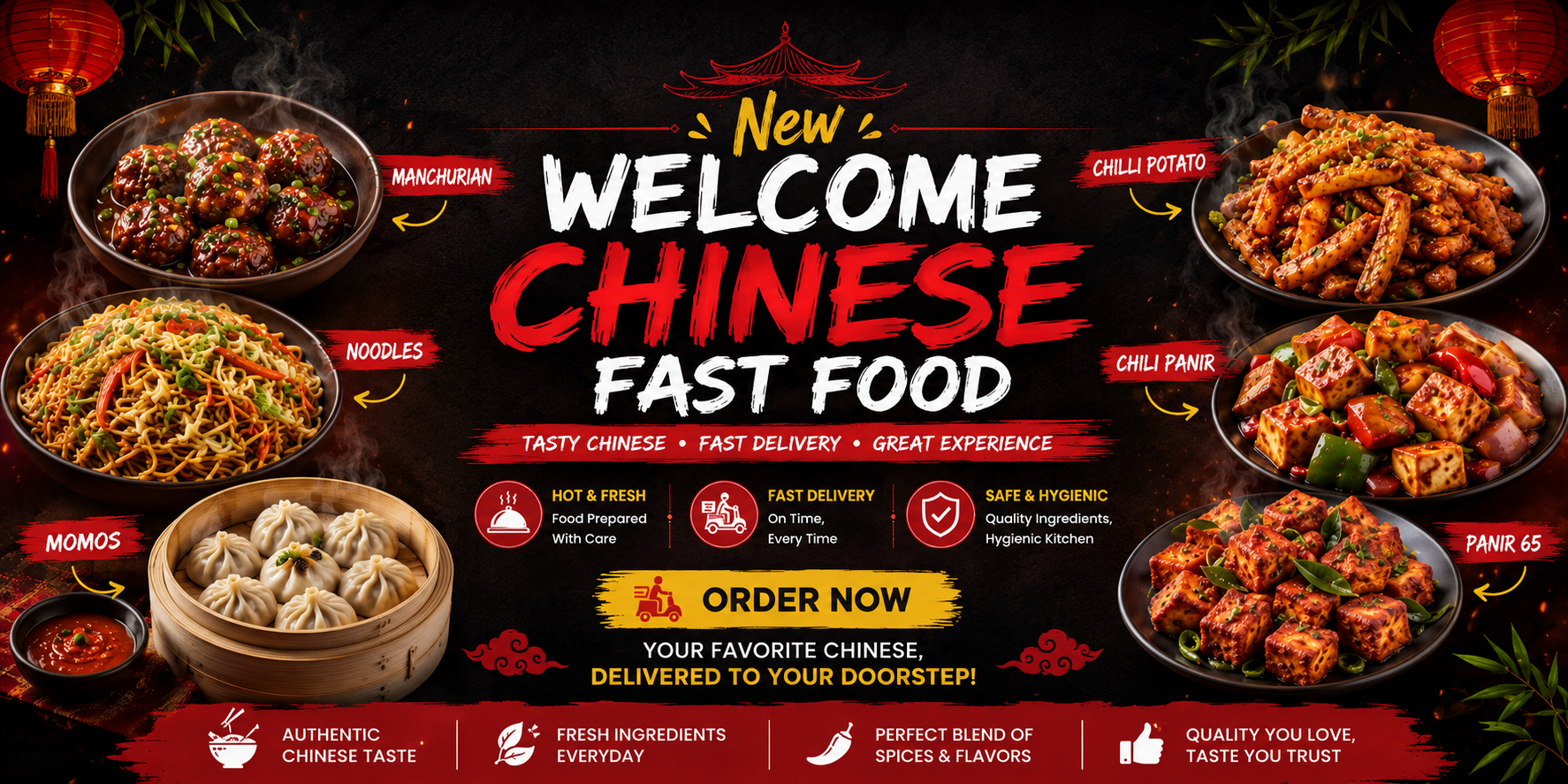 New welcome chinese fast food