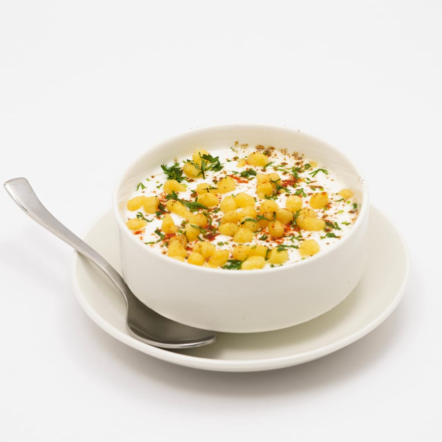 Sabudana Khichdi with dahi - plate