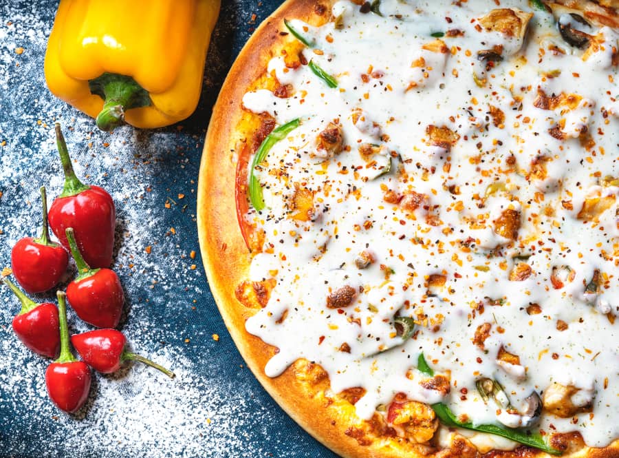 GARDEN CRUSH PIZZA