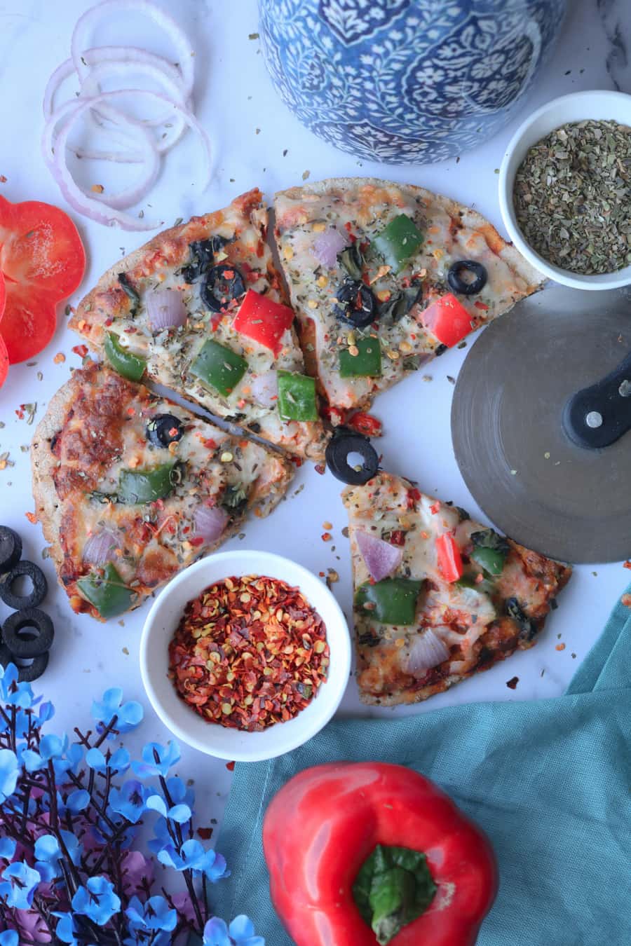 Onion Capsicum Pizza (Small)