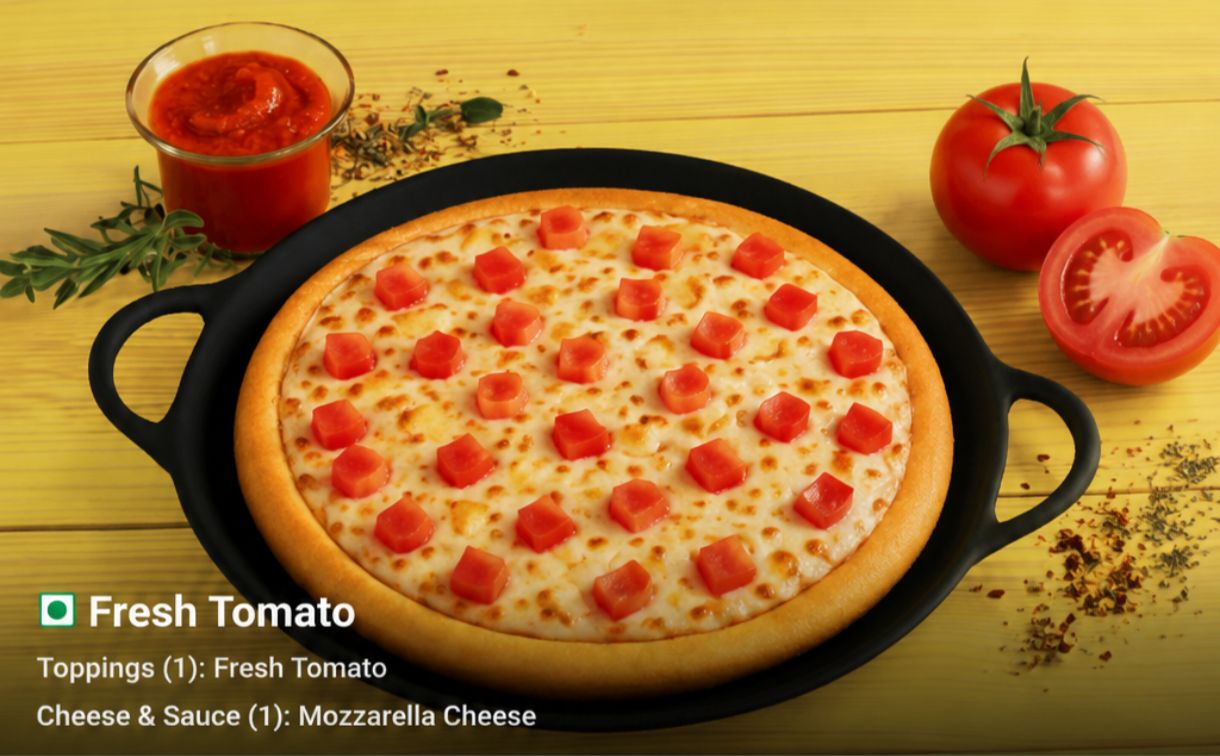 Tomato Cheese Pizza