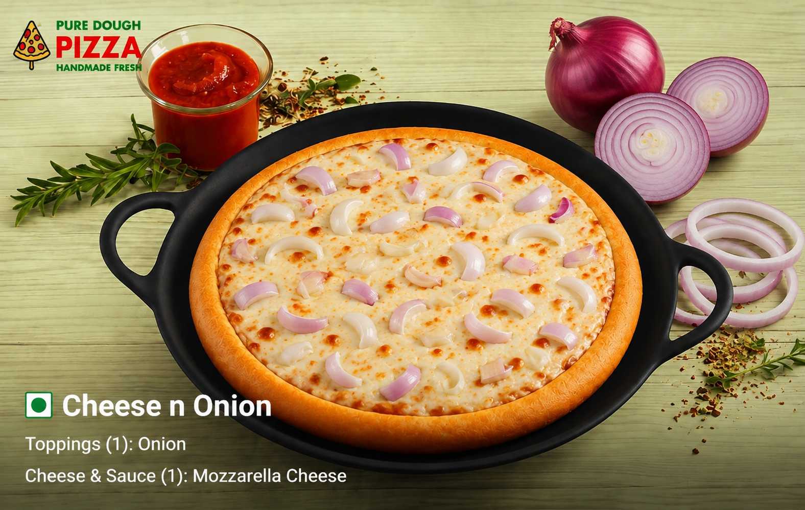 Onion Cheese Pizza