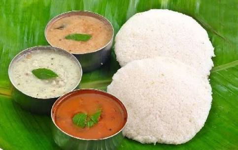 Idli [2 pieces] with sambar