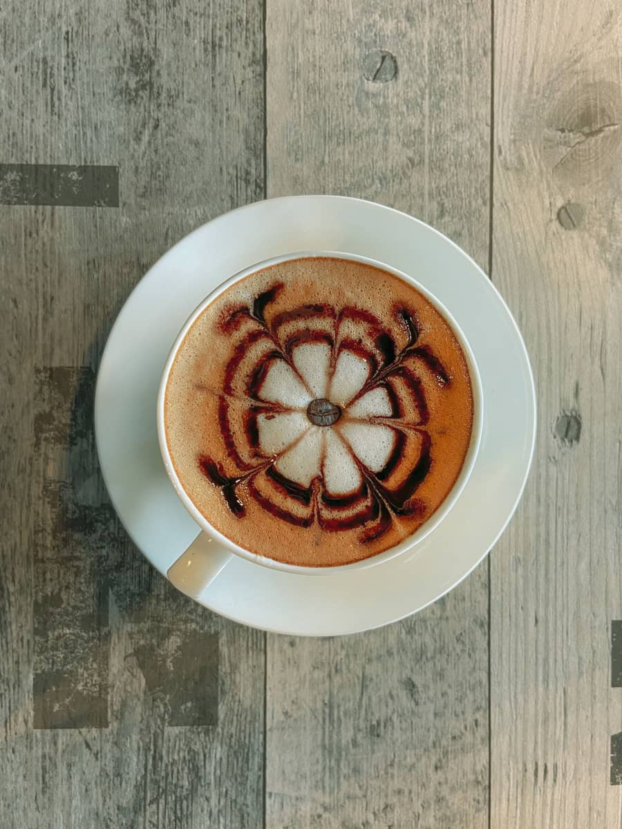 Chocolate hot coffee