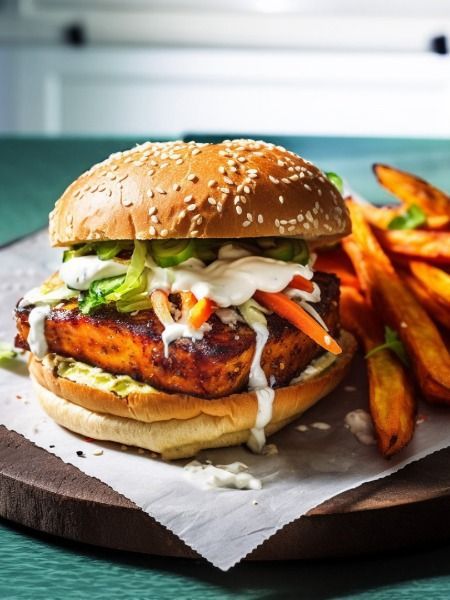 Veg Cheese Paneer Burger
