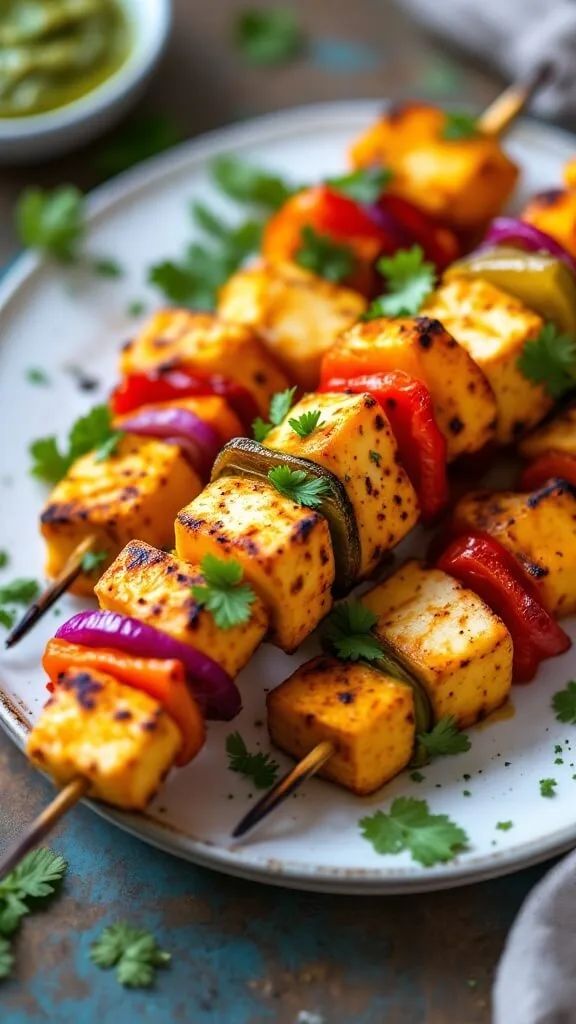 Paneer Achari Tikka