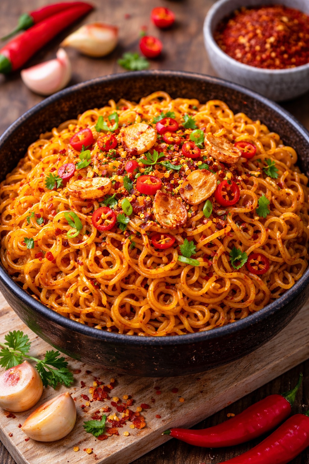 Chilli Garlic Maggi