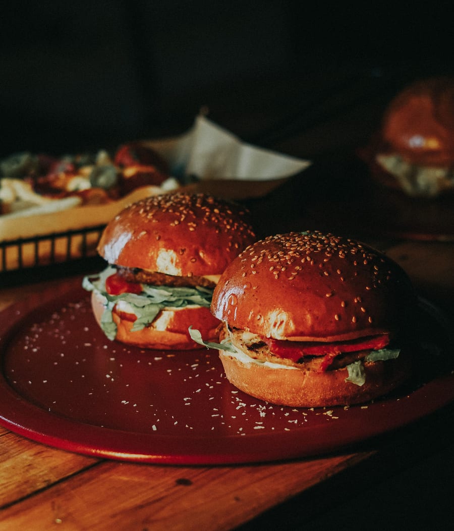 Tandoori Paneer burger