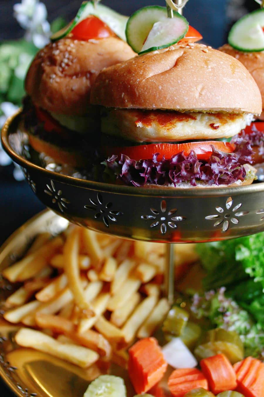 Paneer Chilli Lava Burger