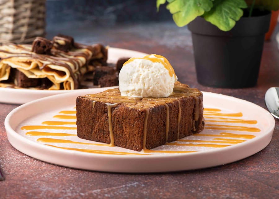 Brownie With Ice-cream