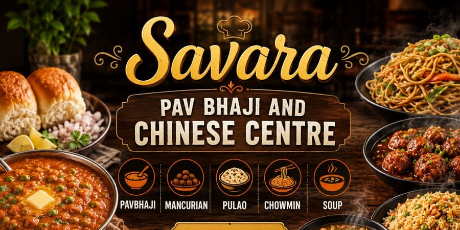 Savara pav bhaji and Chinese centre
