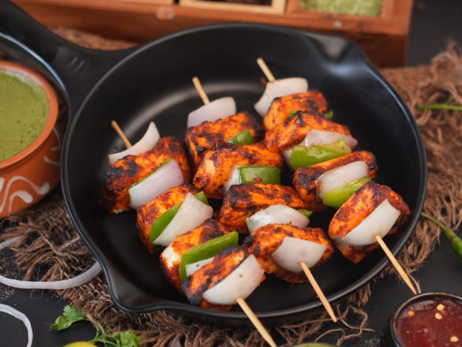 Paneer Shole Kebab (Special) (पनीर शोले कबाब - स्पेशल)