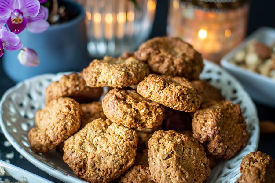 Oats dry fruit cookies (unsweetened)