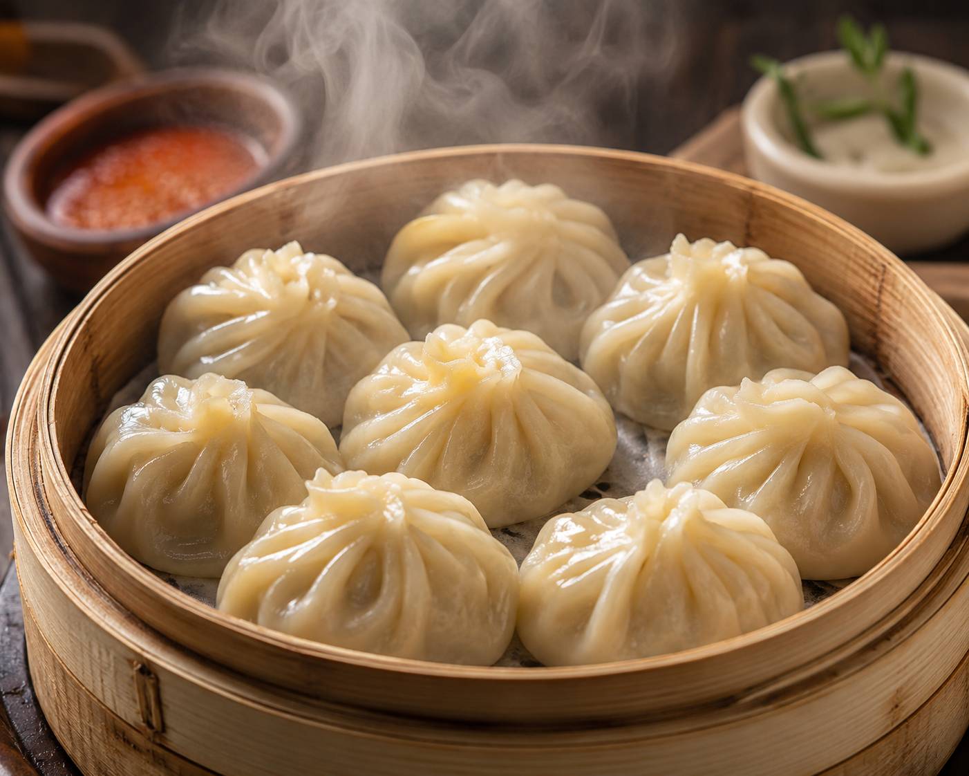 Vegetable steam Momos