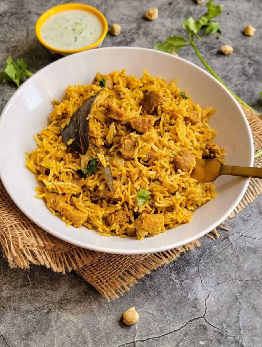 Soyabin pulao