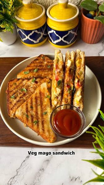 veg mayo sandwich
