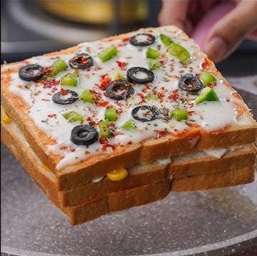 pizza topping sandwich