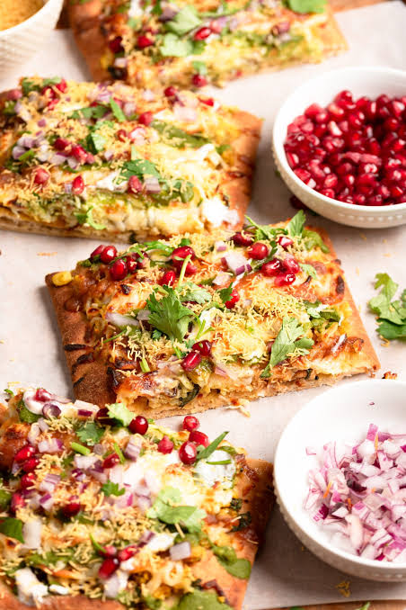Pizza Paneer samosa