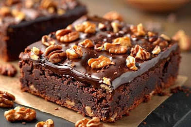 Walnut brownie