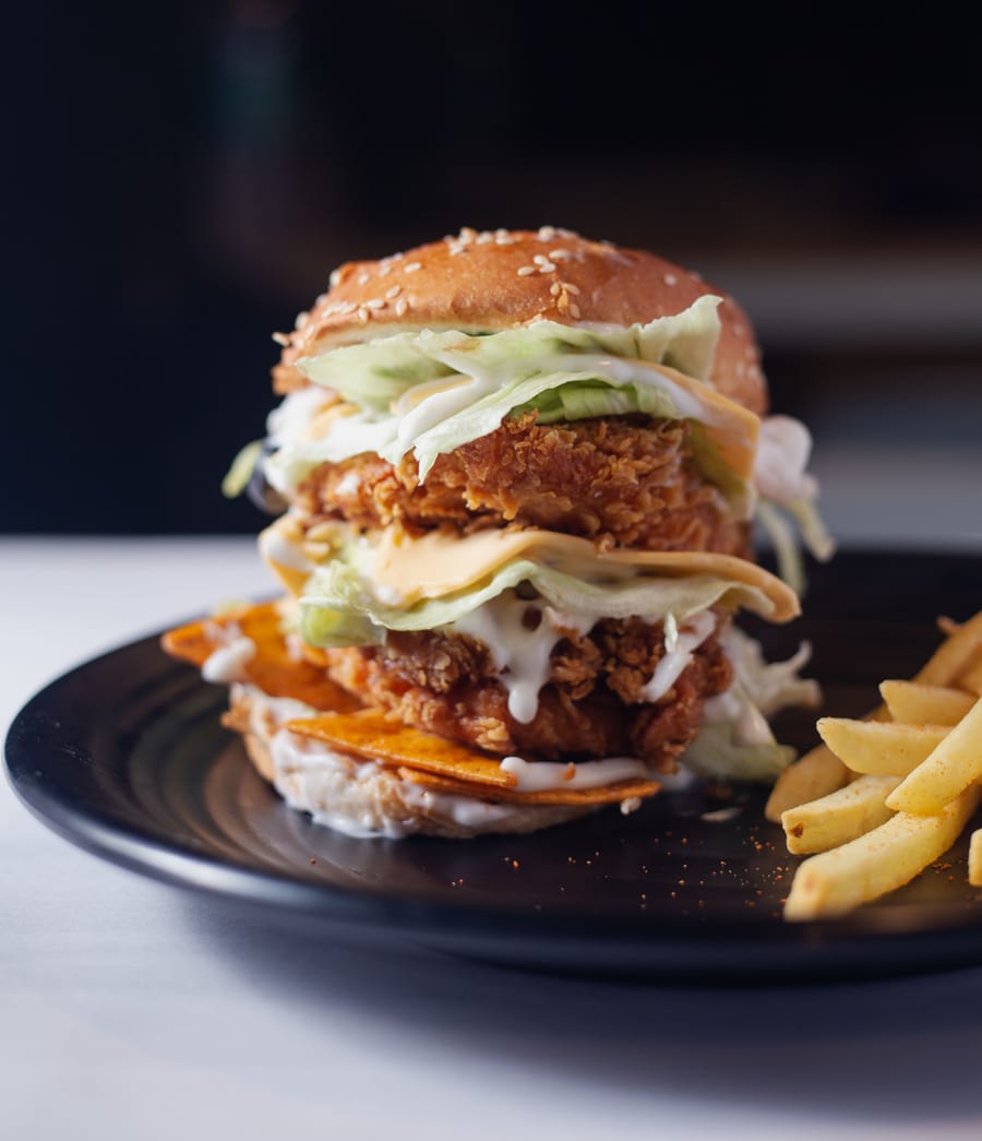 DOUBLE TROUBLE BURGER