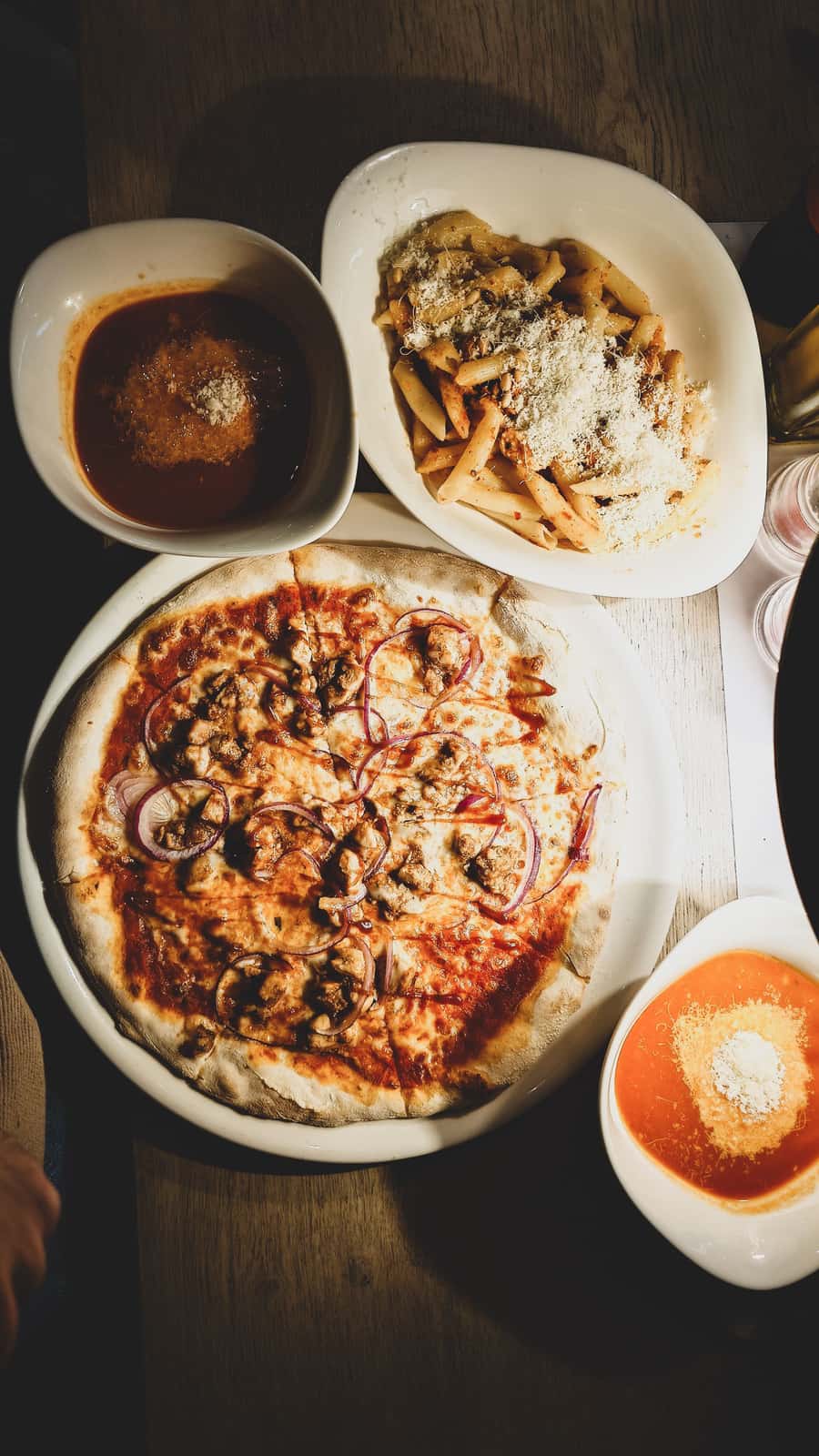 Red Sauce Pasta Pizza