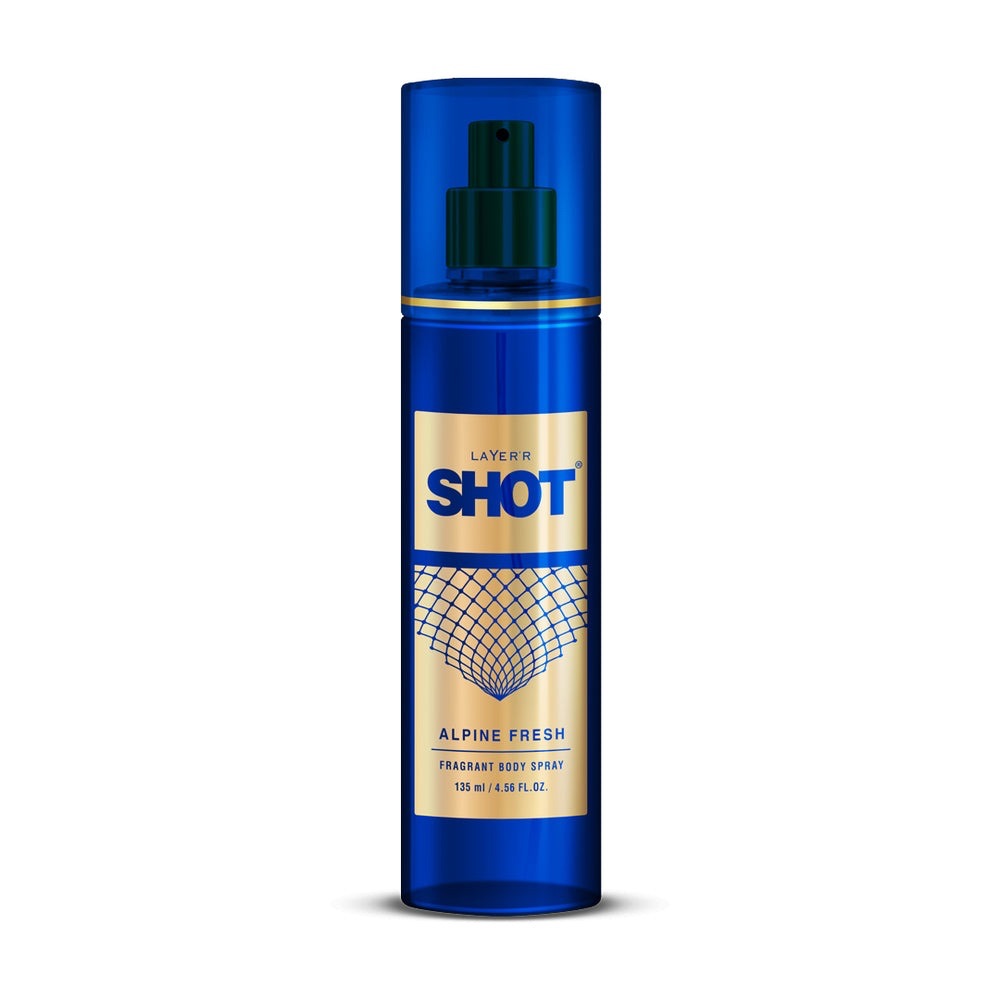 Layer shot Alpine fresh body spray 135ml