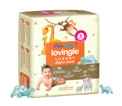Pro-ease diaper pants S 8 units
