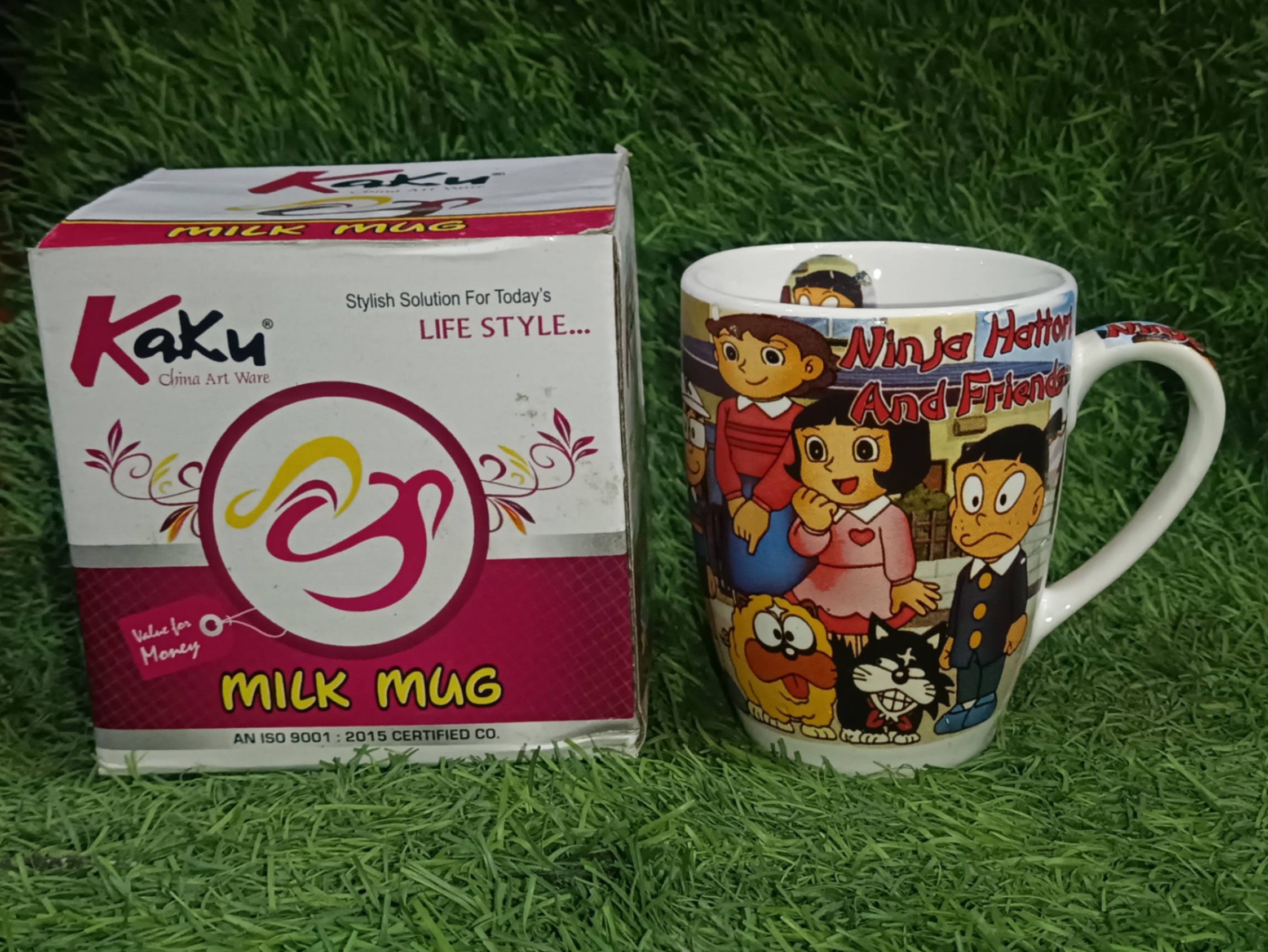 Milk mug Ninja Hattori and Friends
