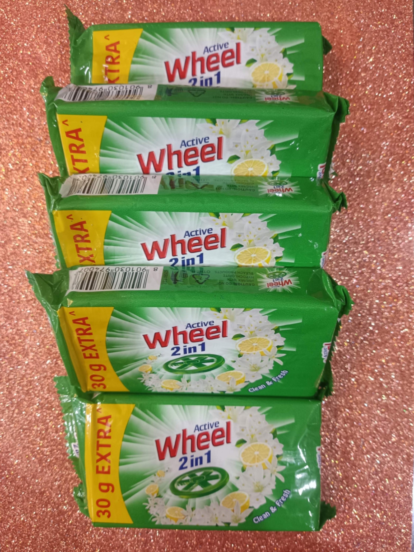 Wheel Detergent cake 5×210g=1.05kg