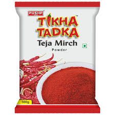Pushp मिर्च पाउडर (तीखा तड़का) (500 ग्राम)