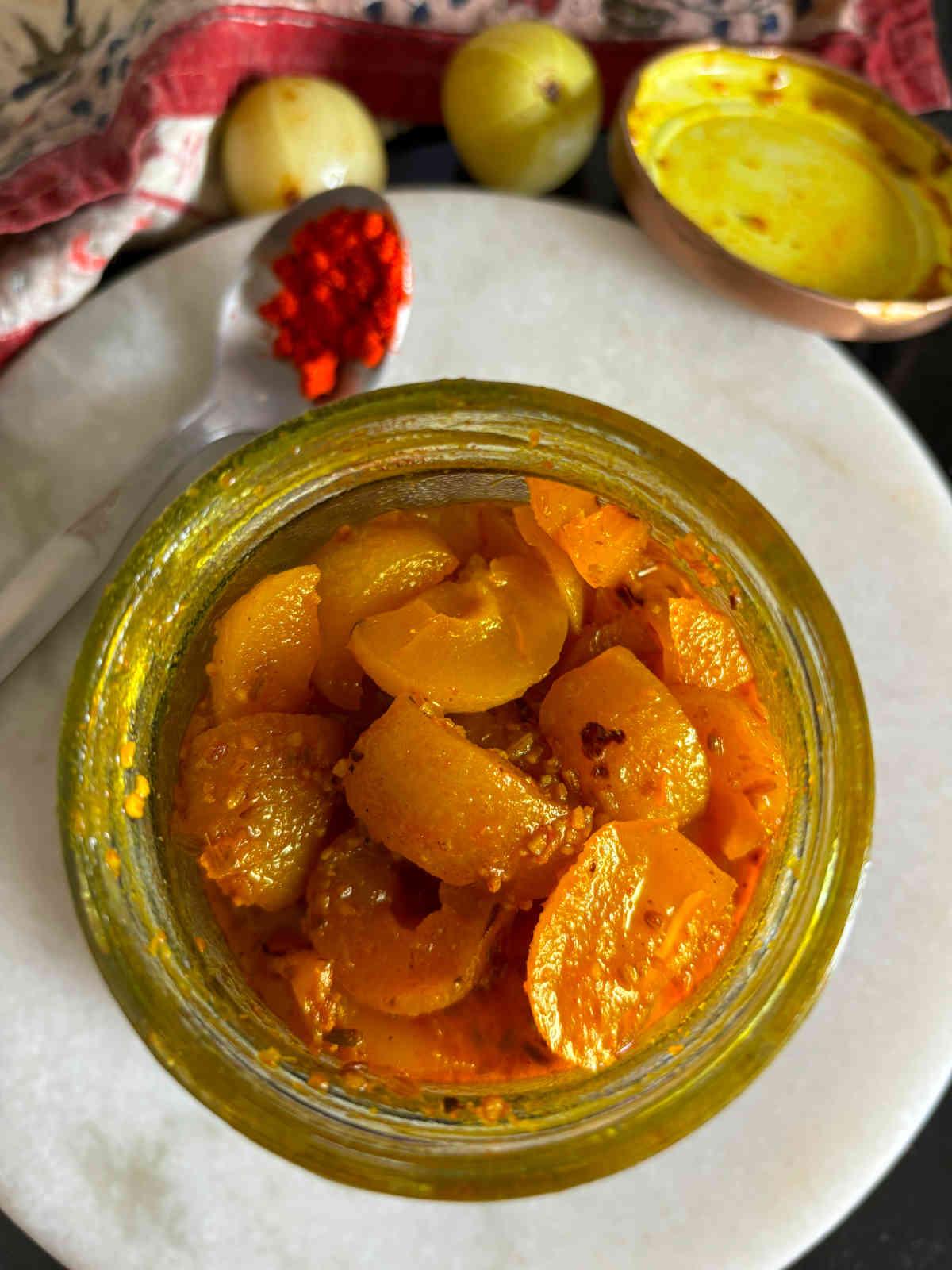 Home made amla achar (500gm)