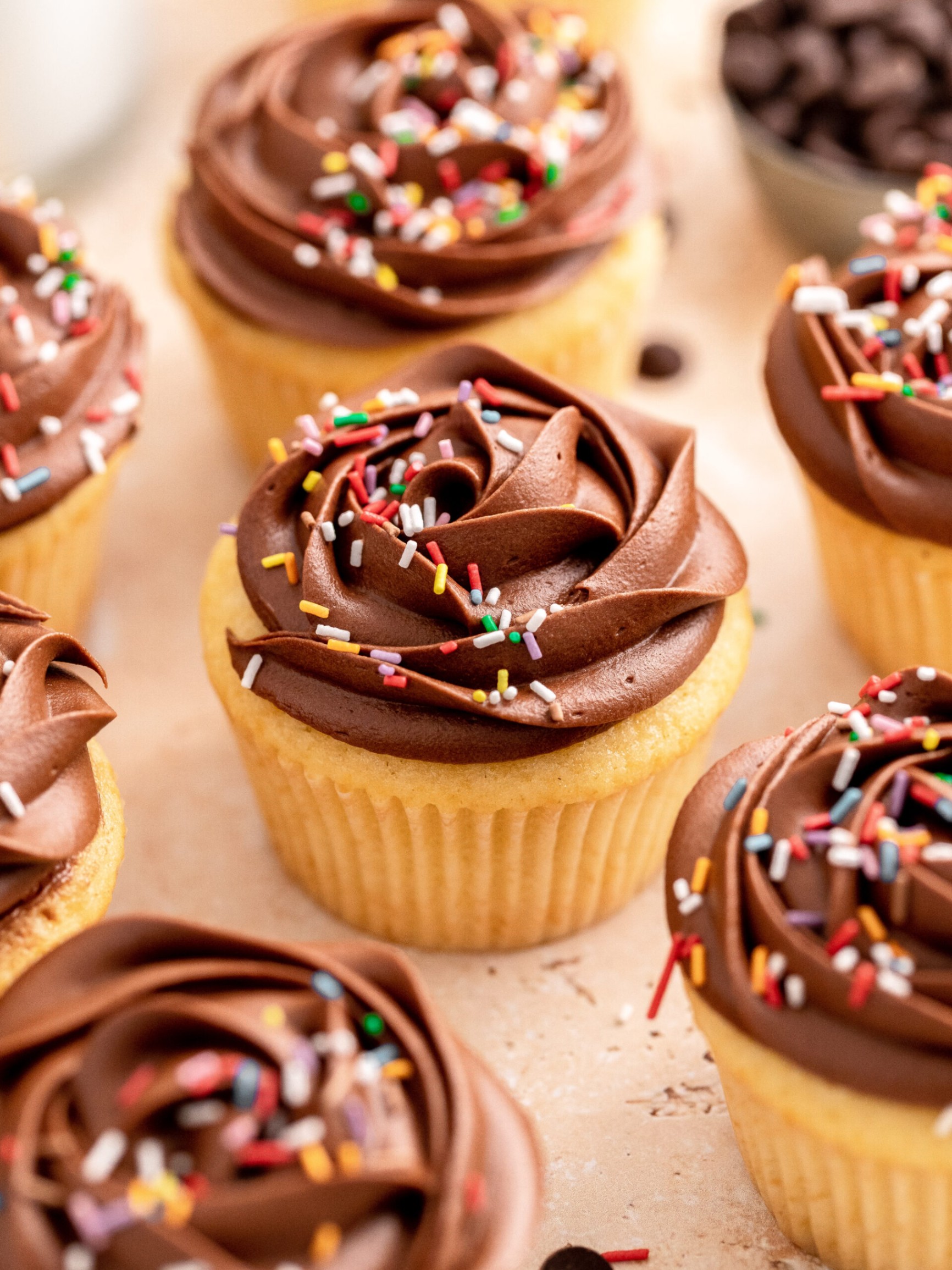 Cup cake chocolate