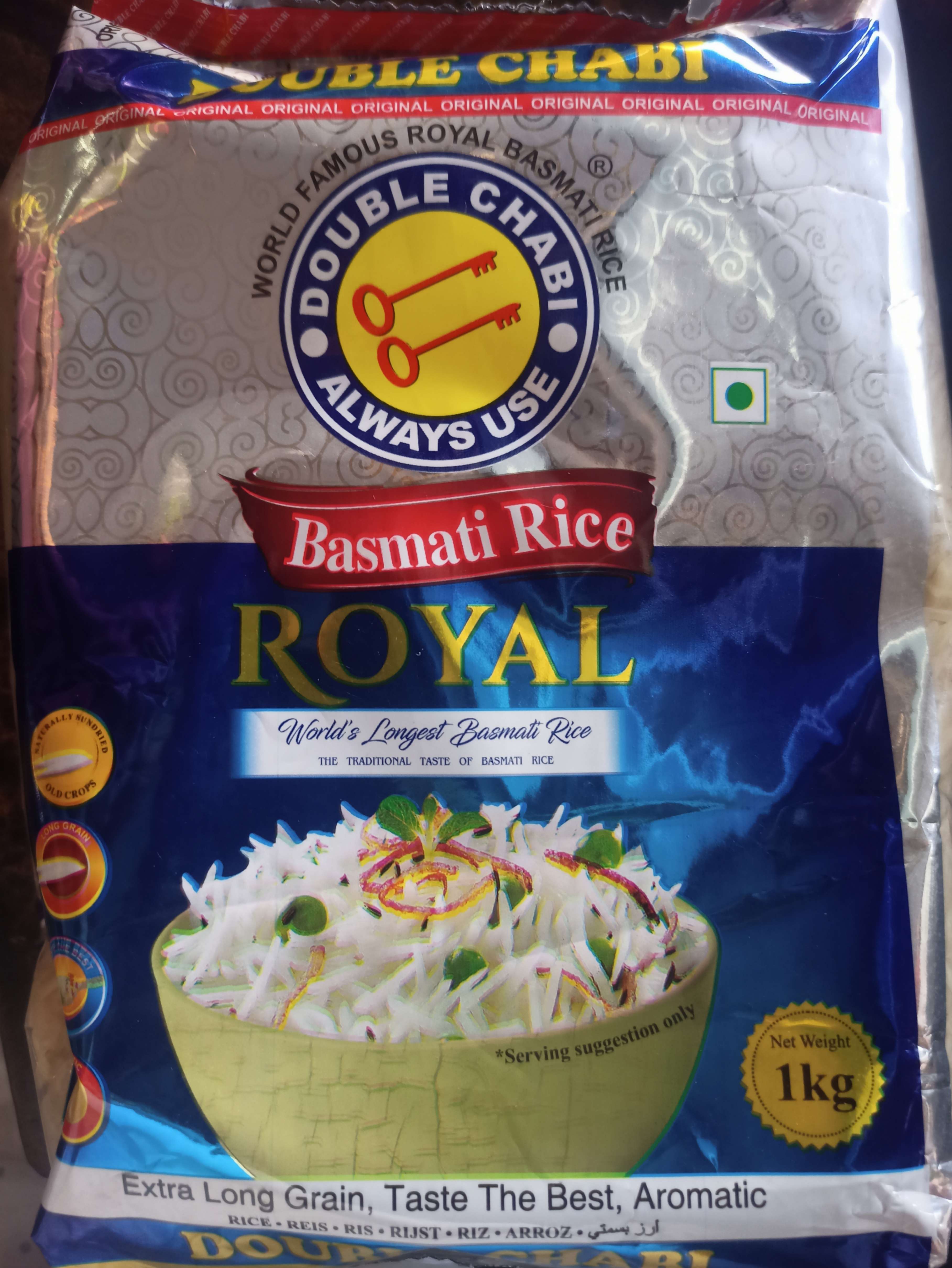 Double chabi royal basmati rice 1kg